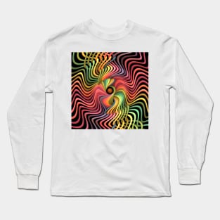 Trippy Helix Mandala Long Sleeve T-Shirt